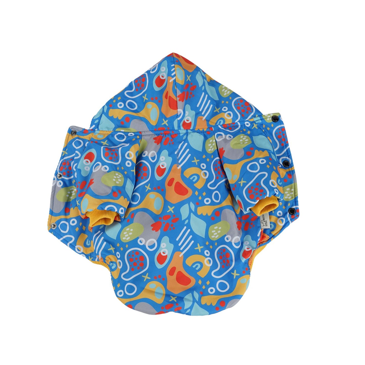 Kuccu Kuccu Design-Hundejacke – Blau| Winddicht & Wasserabweisend | Größen S–XXL