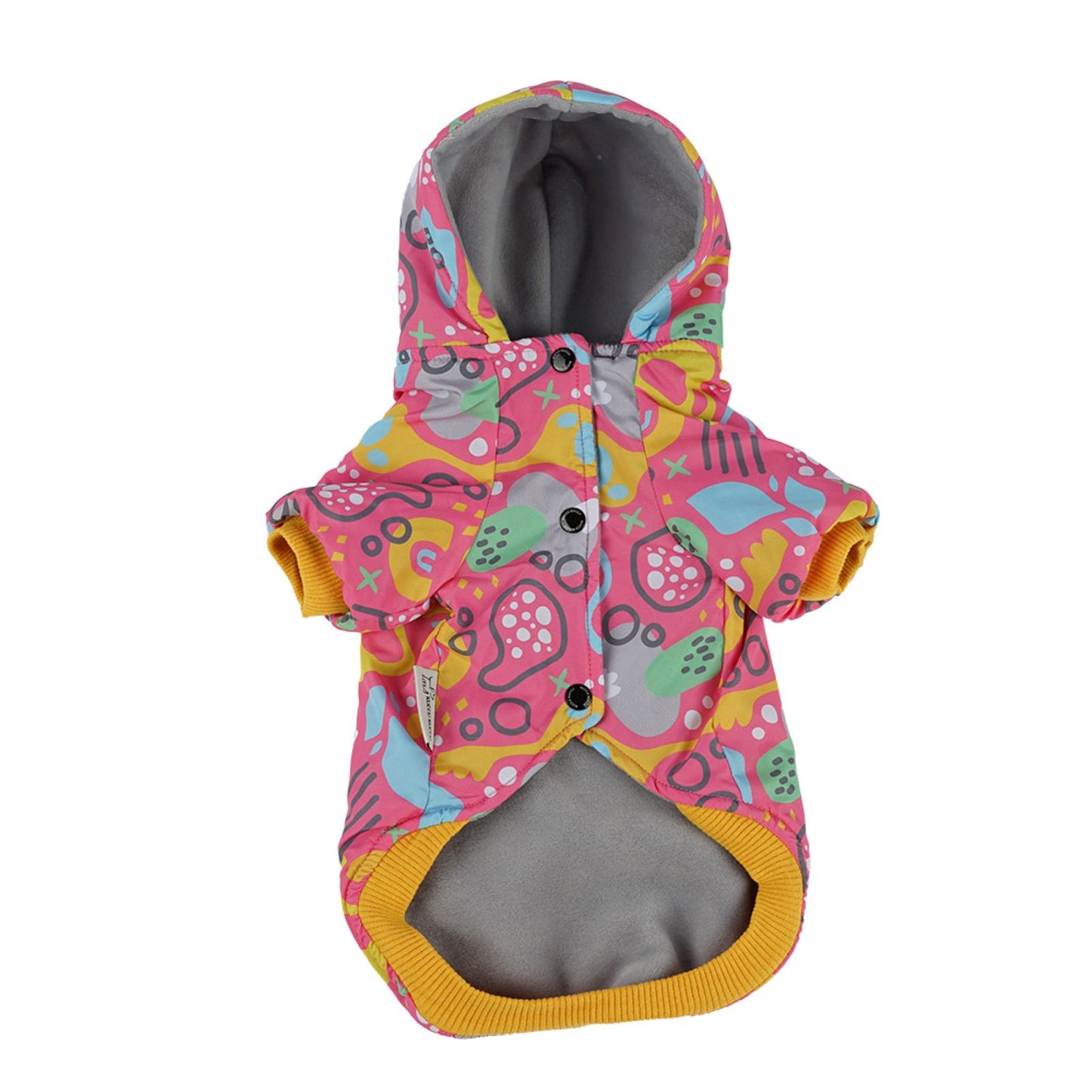Kuccu Kuccu Design-Hundejacke – Pink| Winddicht & Wasserabweisend | Größen S–XXL