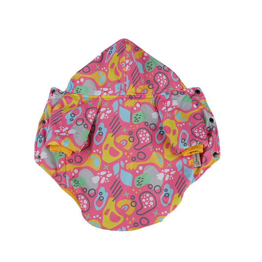 Kuccu Kuccu Design-Hundejacke – Pink| Winddicht & Wasserabweisend | Größen S–XXL