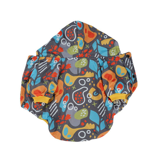 Kuccu Kuccu Design-Hundejacke – Grau| Winddicht & Wasserabweisend | Größen S–XXL