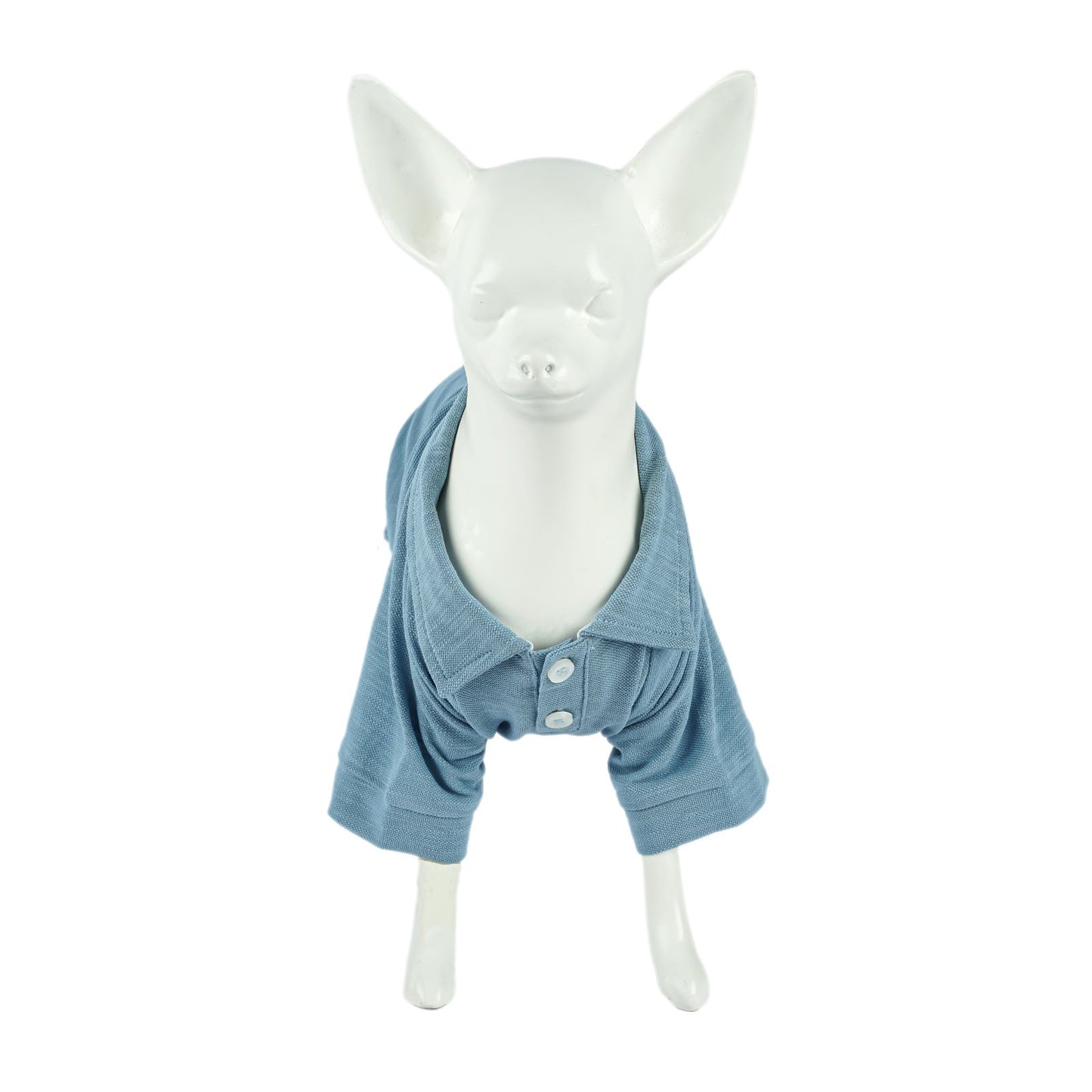 Kuccu Kuccu Hunde-T-Shirt – Blau aus Baumwolle | Größen S–XXL