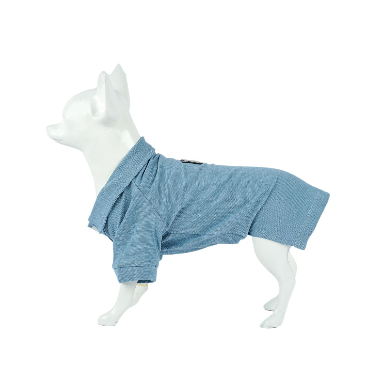Kuccu Kuccu Hunde-T-Shirt – Blau aus Baumwolle | Größen S–XXL