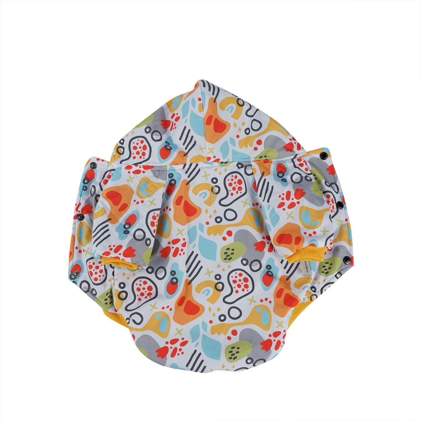 Kuccu Kuccu Design-Hundejacke – Weiß | Winddicht & Wasserabweisend | Größen S–XXL