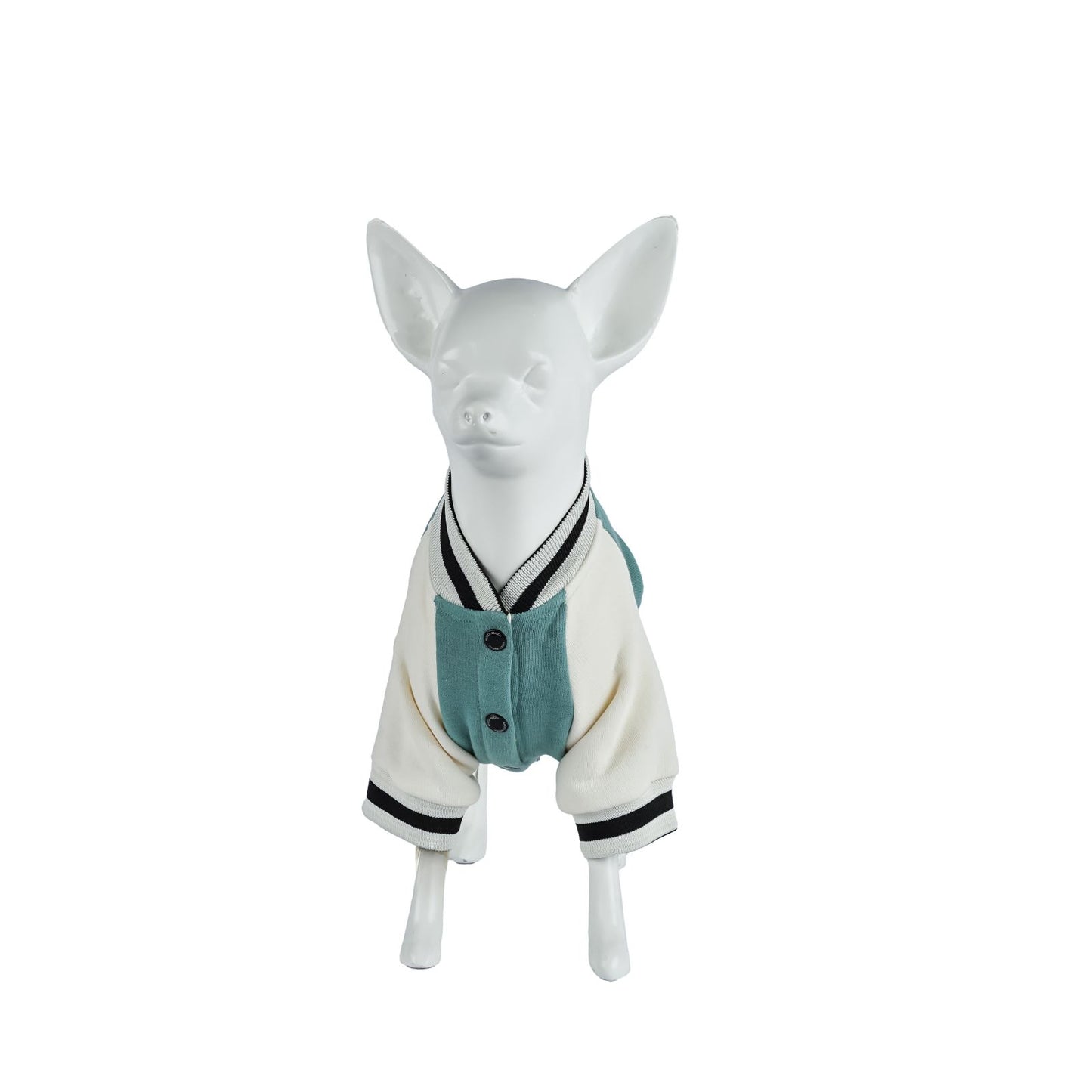 Kuccu Kuccu College-Hundejacke – Grün mit „K“-Stickerei | Größen S–XXL