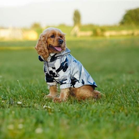 Kuccu Kuccu Reflective Dog Rain Jacket with Camouflage Pattern | Waterproof | S-XXL