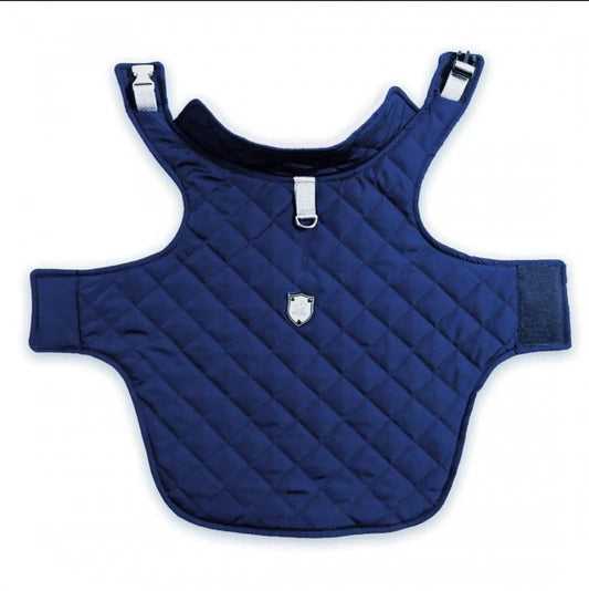 Kuccu Kuccu Gesteppte Hundejacke – Dunkelblau | Wasserabweisend & Winddicht | Größen S–XXL