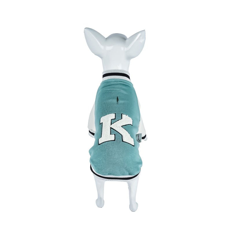 Kuccu Kuccu College-Hundejacke – Grün mit „K“-Stickerei | Größen S–XXL